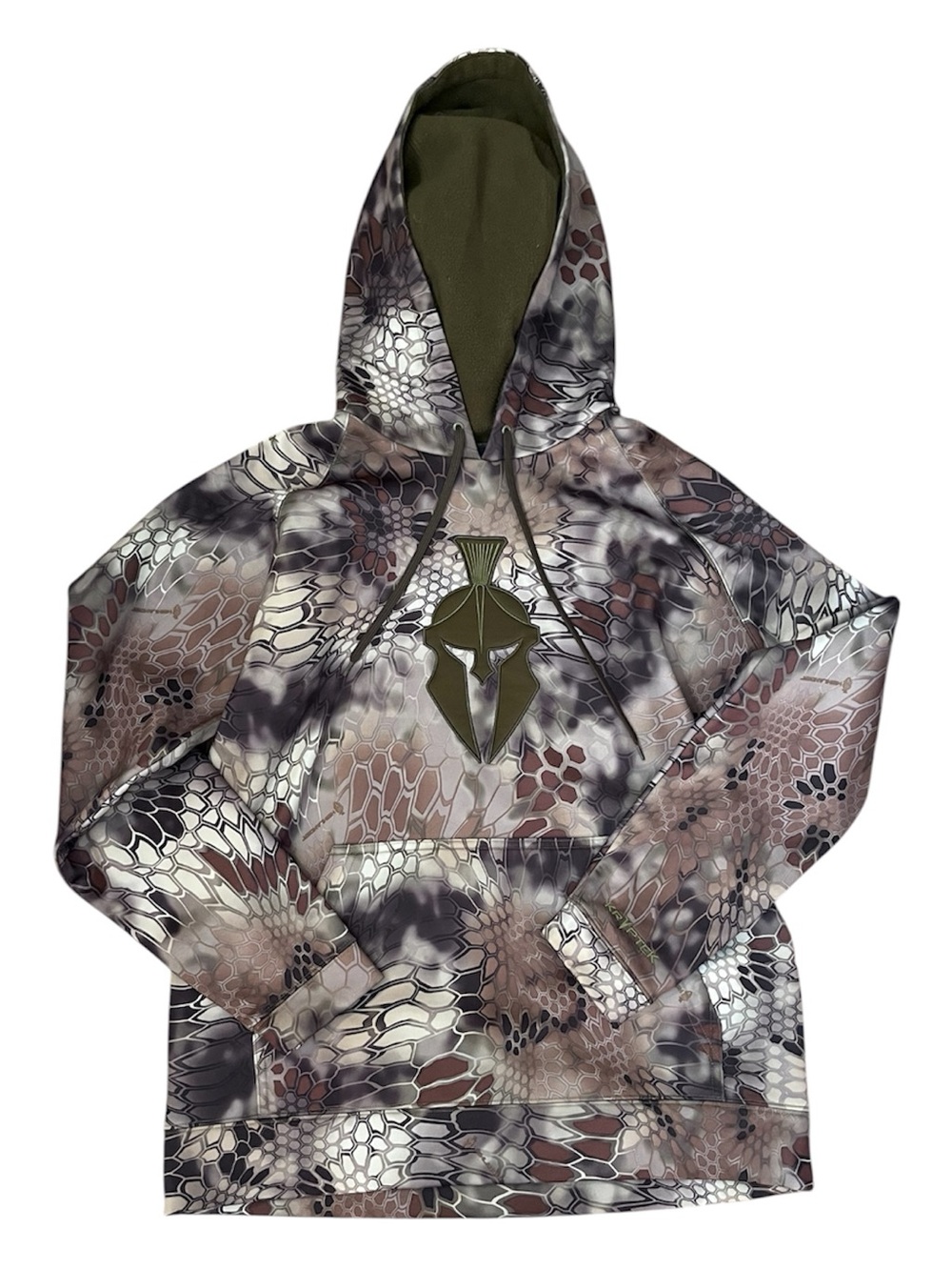 Kryptek Men's Camo Hoodie - Olive Beige Taupe